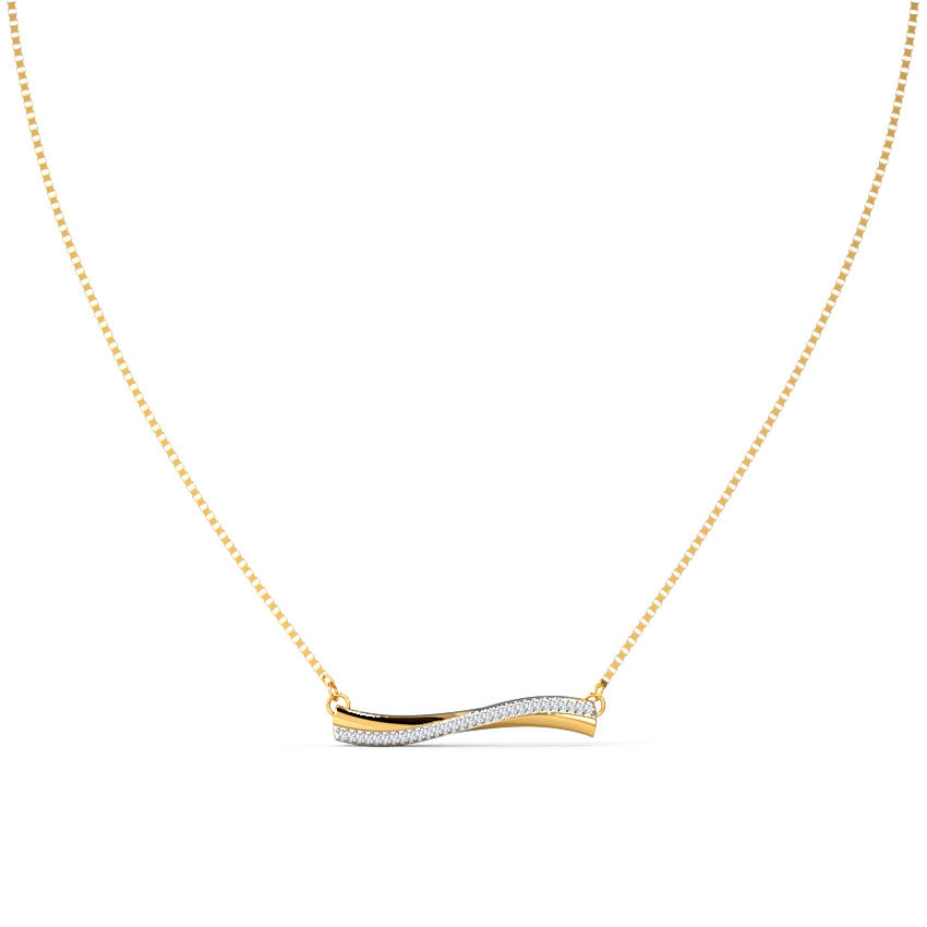 Amias Bar Diamond Necklace