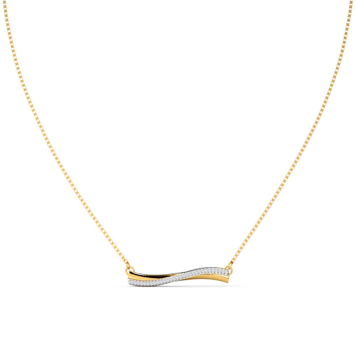 Amias Bar Diamond Necklace
