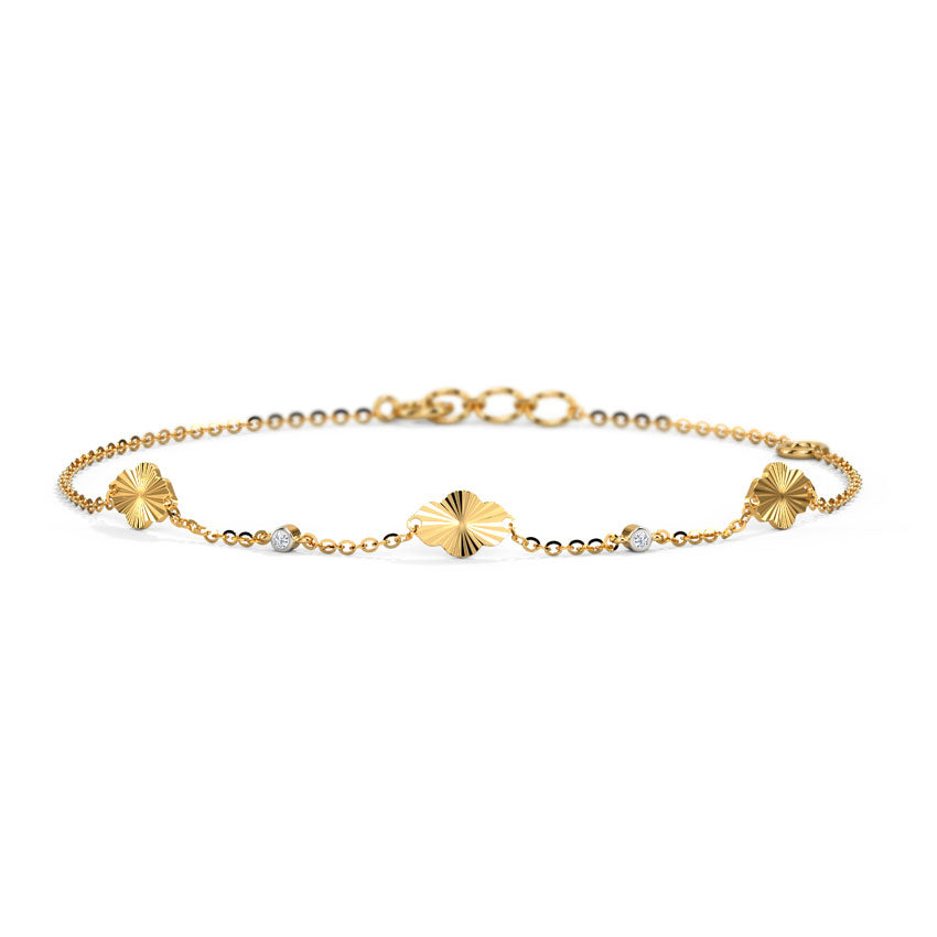 Vivid Vine Diamond Chain Bracelet