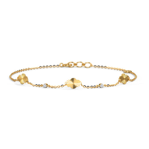 Vivid Vine Diamond Chain Bracelet