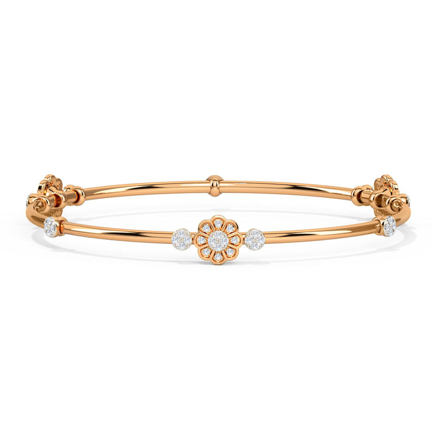 Floret Diamond Bangle
