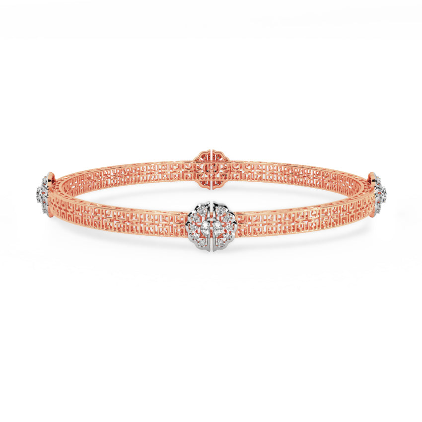 Stardust Mesh Diamond Bangle