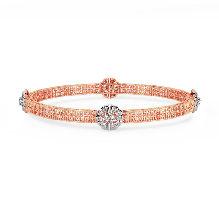 Stardust Mesh Diamond Bangle