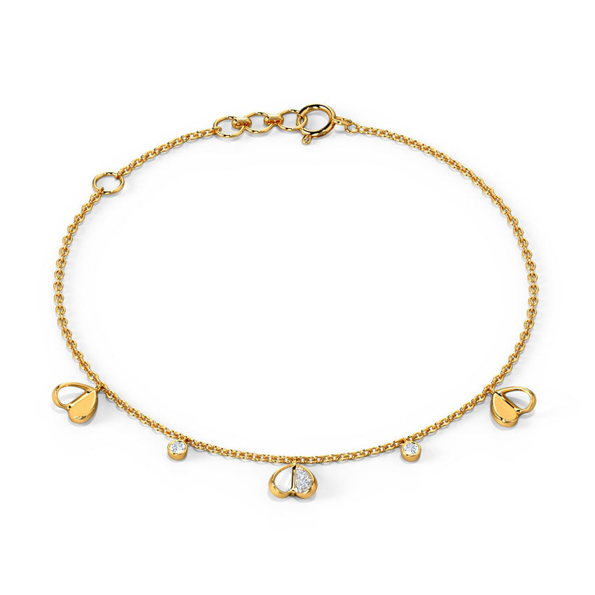 Joyous Hearts Diamond Bracelet