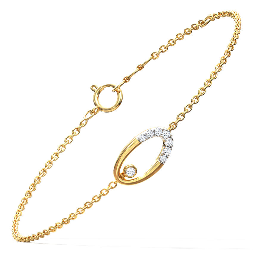 Ovate Pop Diamond Bracelet