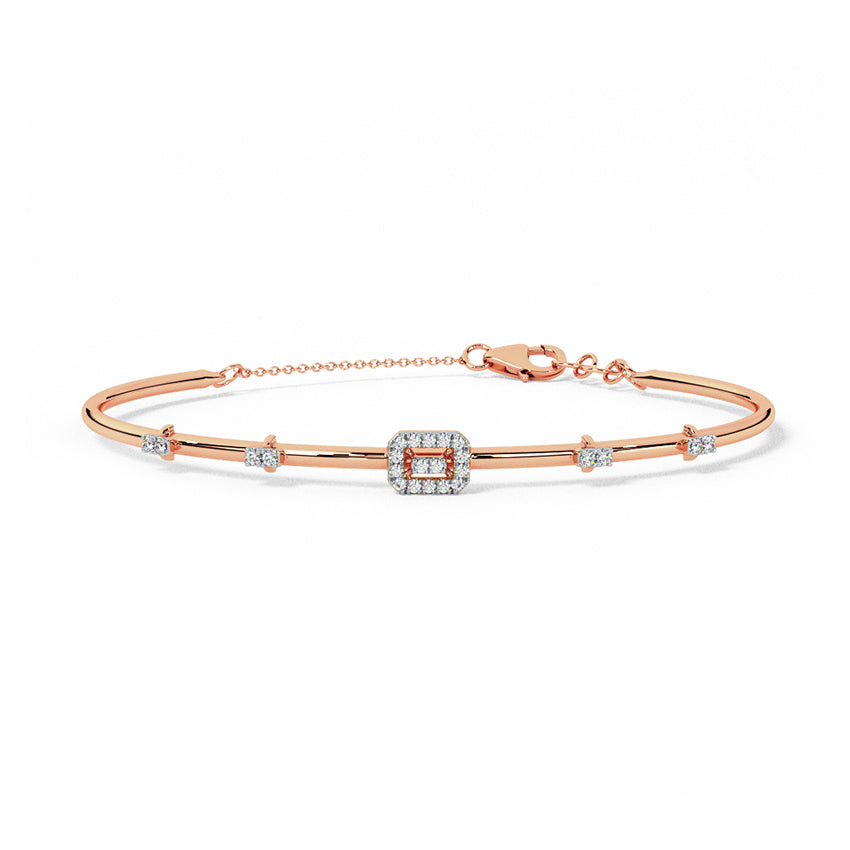 Modern Quad Diamond Bracelet