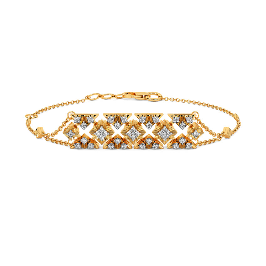 Sunset Splendor Diamond Chain Bracelet