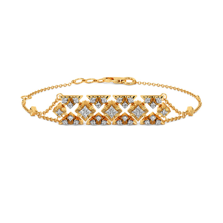 Sunset Splendor Diamond Chain Bracelet