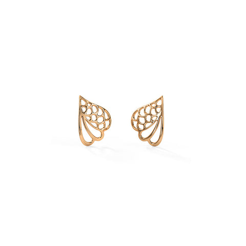 Birdy Gold Stud Earrings