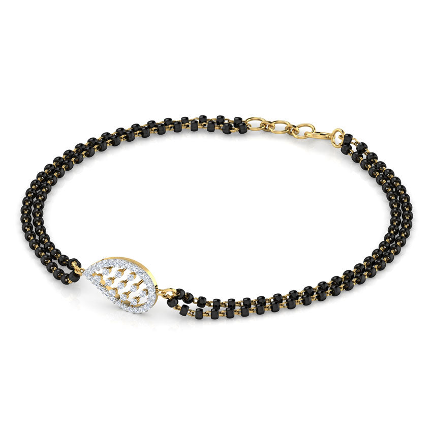 Misty Diamond Mangalsutra Bracelet
