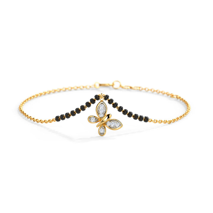 Aisha Diamond Mangalsutra Bracelet
