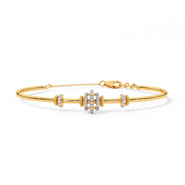 Linear Spark Diamond Bracelet