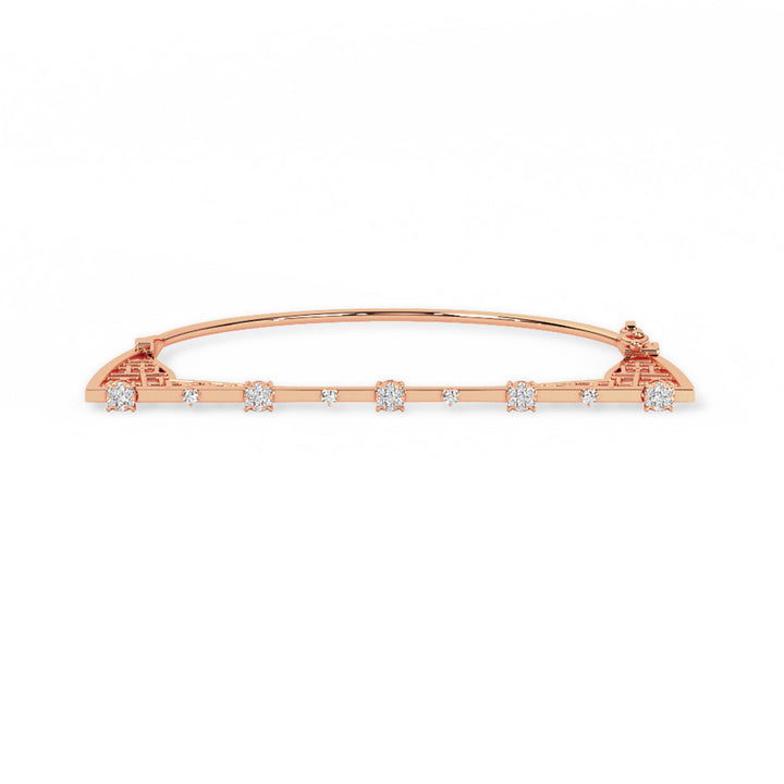 Dazzling Knit Diamond Bangle