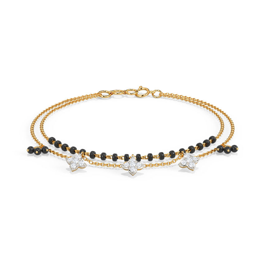 Asika Diamond Mangalsutra Bracelet