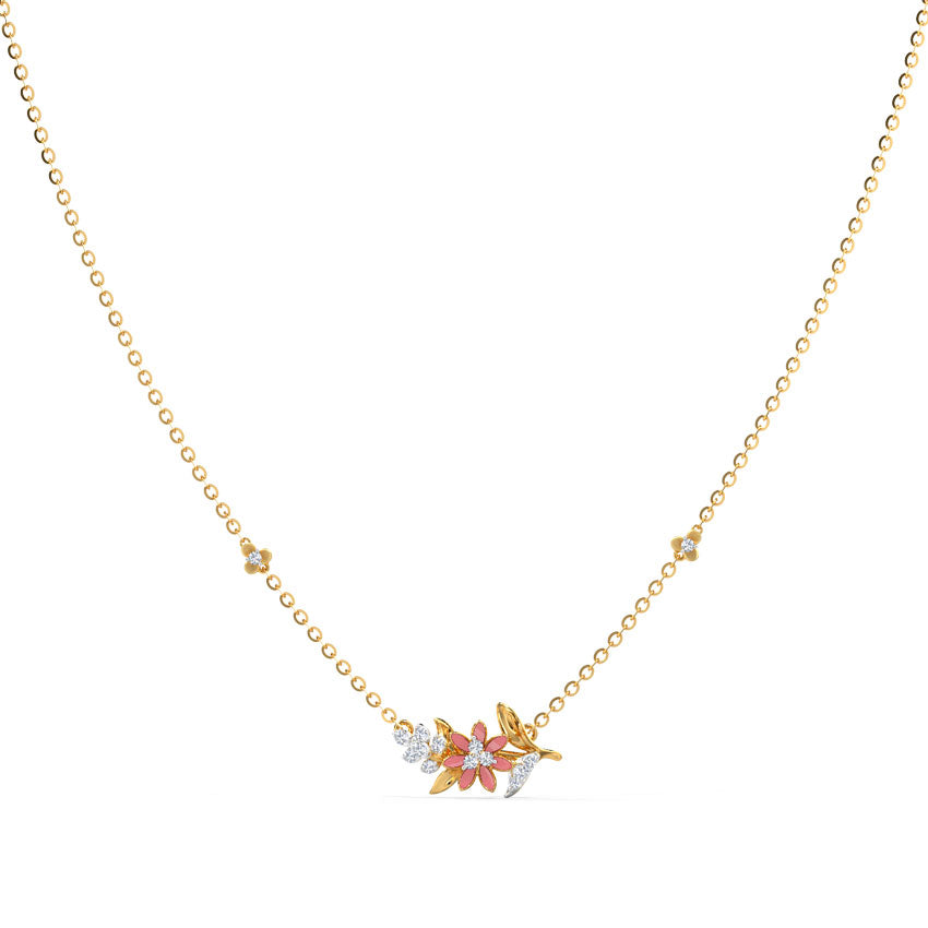Petals of Elegance Diamond Necklace