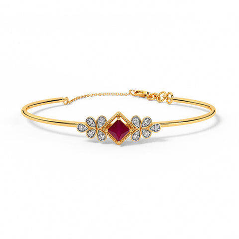 Aurora Adorn Diamond Tube Bracelet