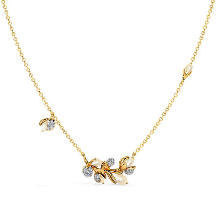 Pearly Twig Necklace