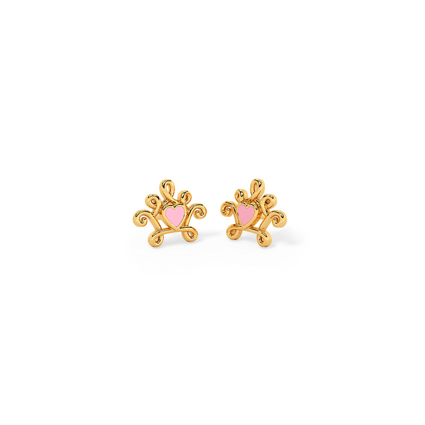 Snow White Heart Earrings