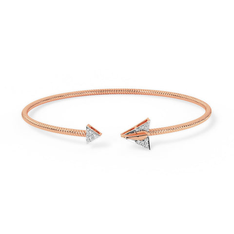 Eva Diamond Tube Bracelet