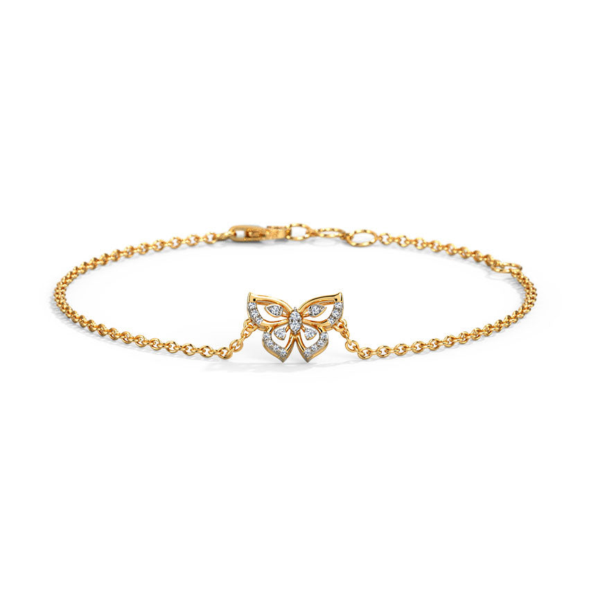 Fluttering Papillon Diamond Bracelet