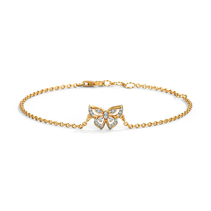 Fluttering Papillon Diamond Bracelet