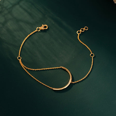 Half Moon 22KT Gold Bracelets