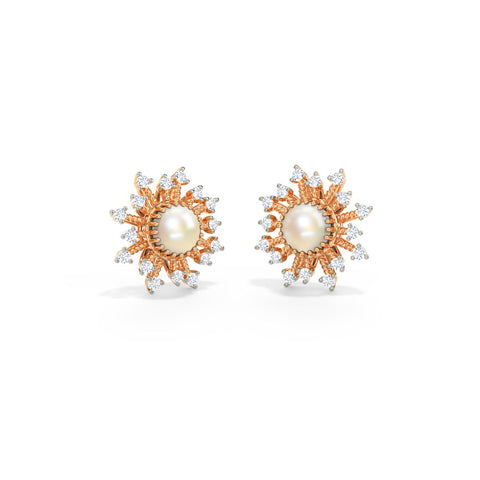 Amala Pearl Stud Earrings