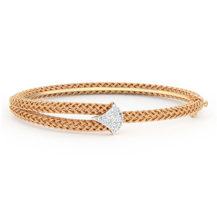 Flare Twill Diamond Bracelet