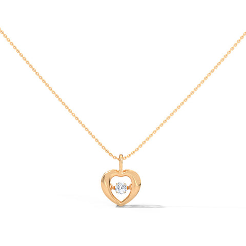 Doris Heartbeat Diamond Necklace