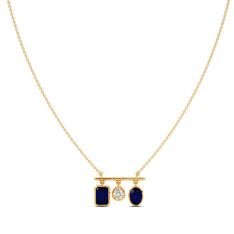 Tinsels Gemstone  Necklace