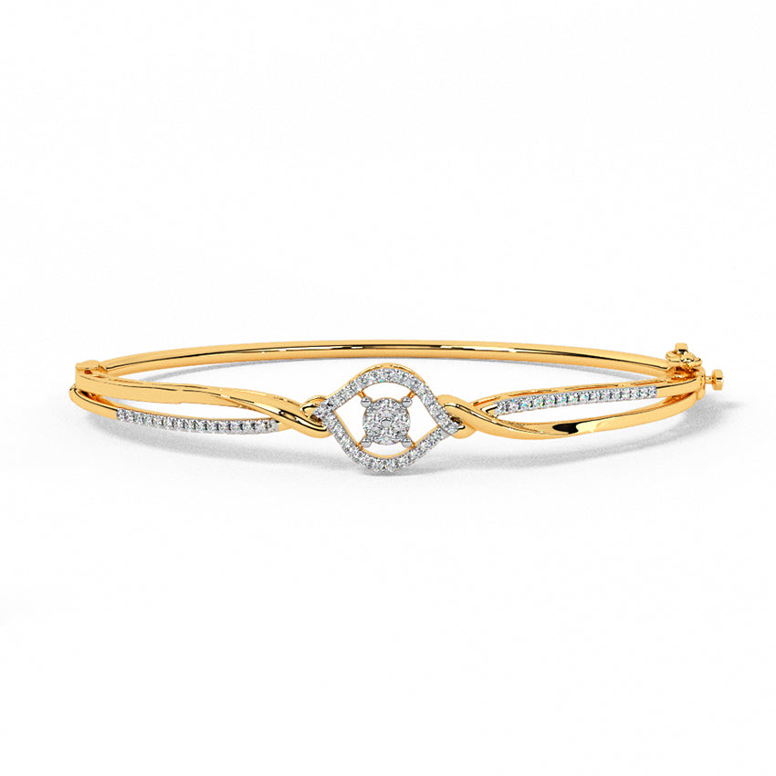 Gleaming Curve Diamond Bracelet