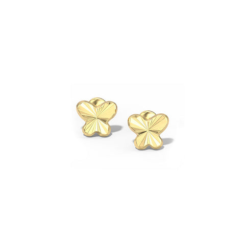 Flutter Beam Kids' Gold Earrings