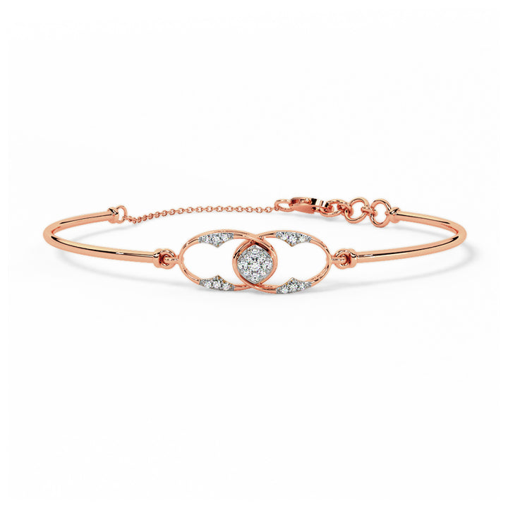Luna Diamond Tube Bracelet