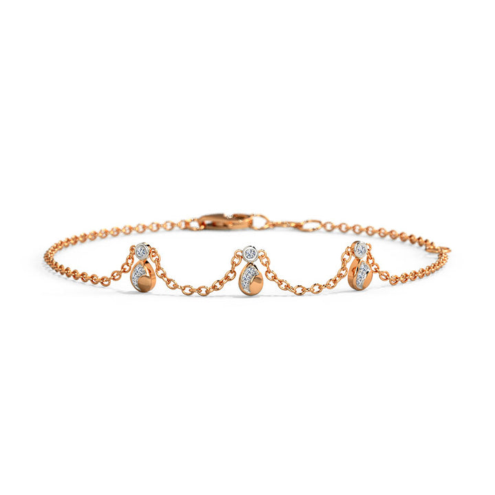 Drizzle Flow Diamond Chain Bracelet
