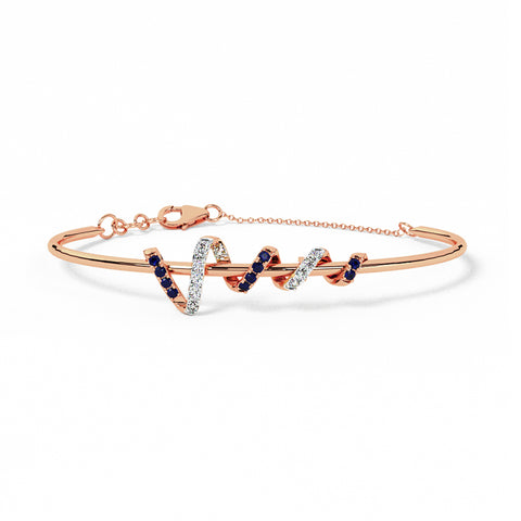 Opulent Aura Diamond Tube Bracelet
