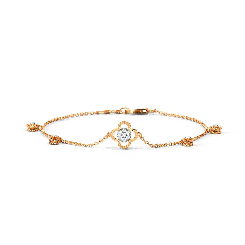 Flaviana Clover Diamond Bracelet