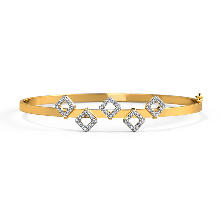 Suzan Block Diamond Bracelet
