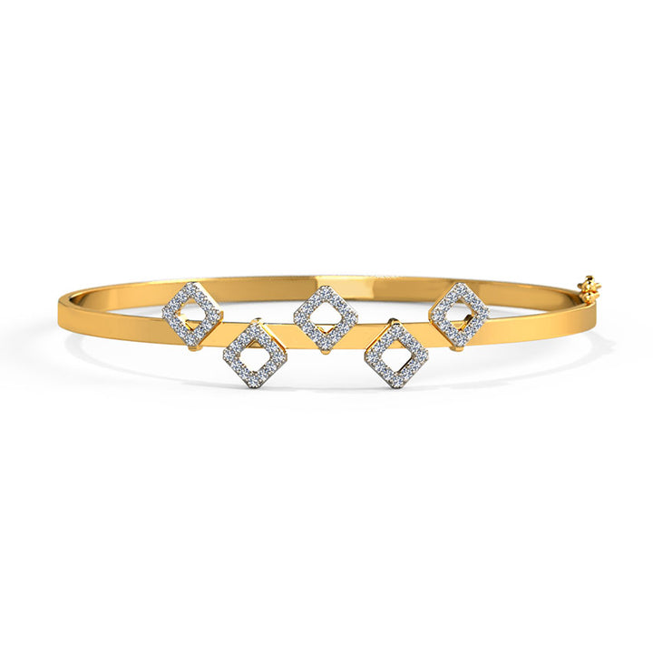 Suzan Block Diamond Bracelet