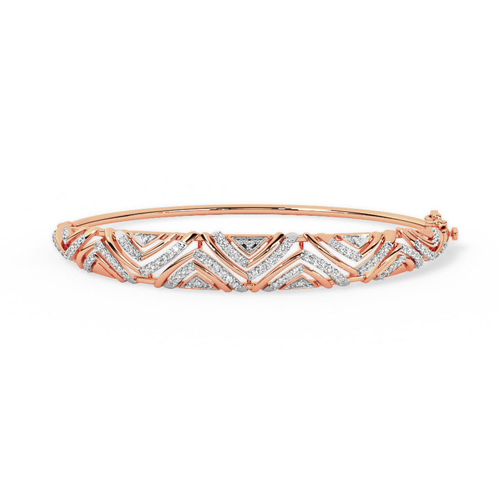 Sparkling Zigzag Diamond Bracelet