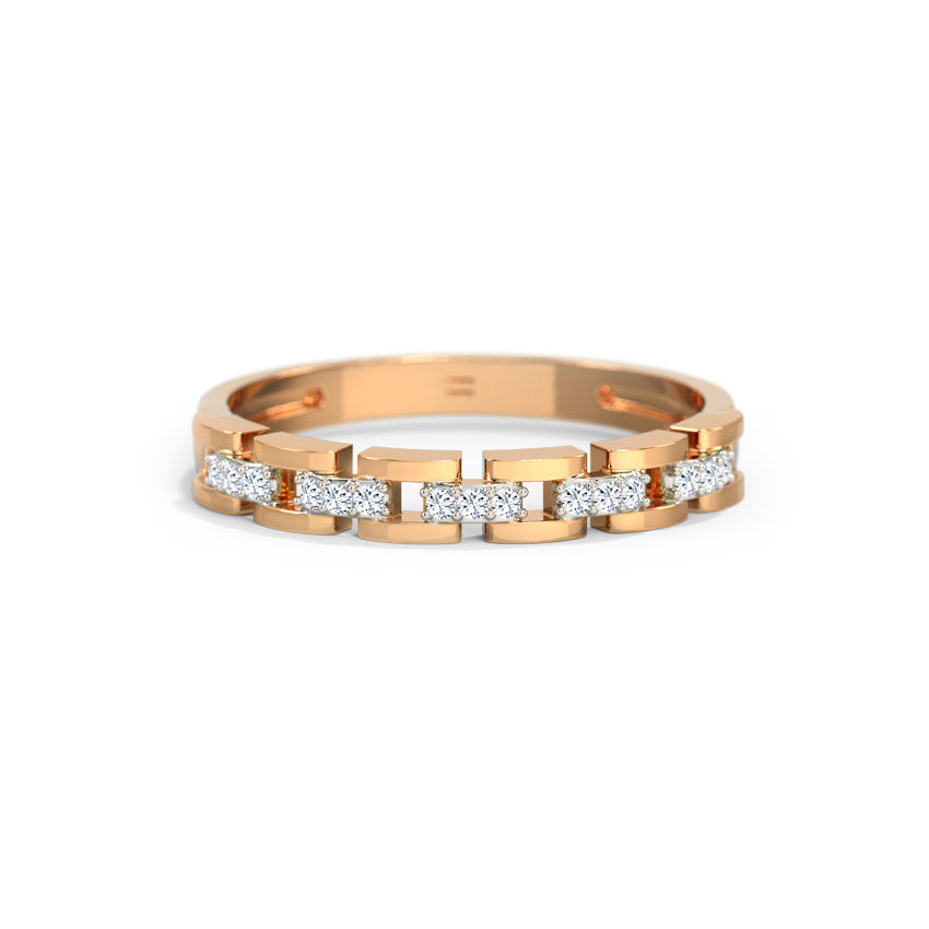 Julia Interlinked Diamond Band