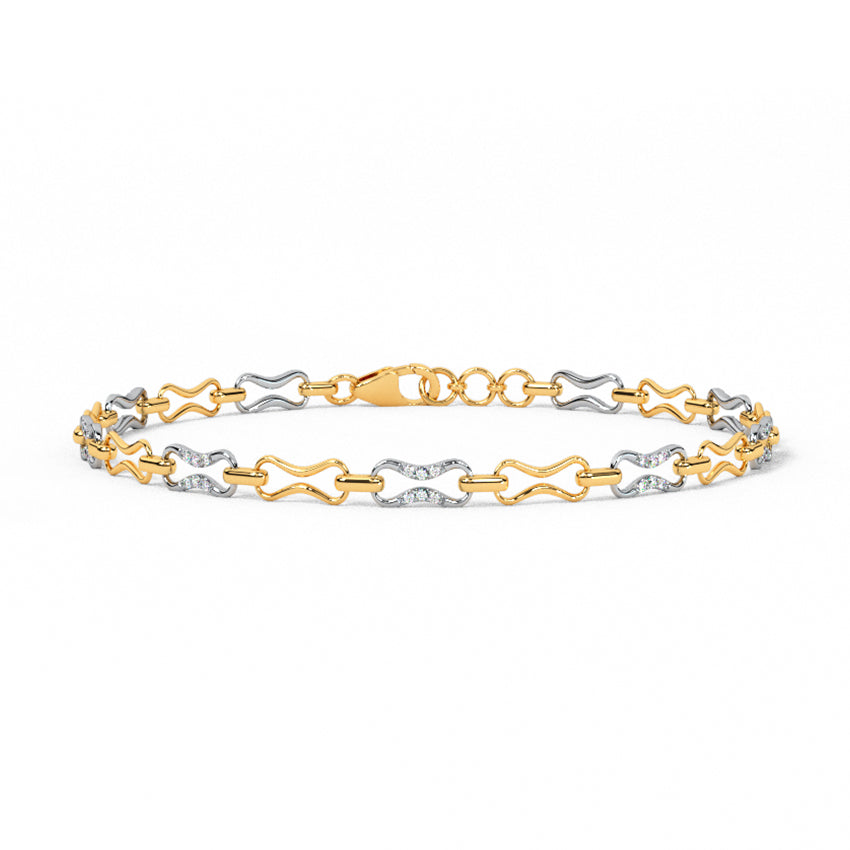 Lock and Lock Diamond Tennis Bracelet