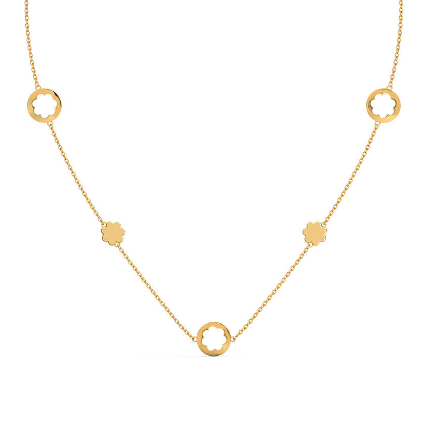 Blooming Multiwear Gold Necklace