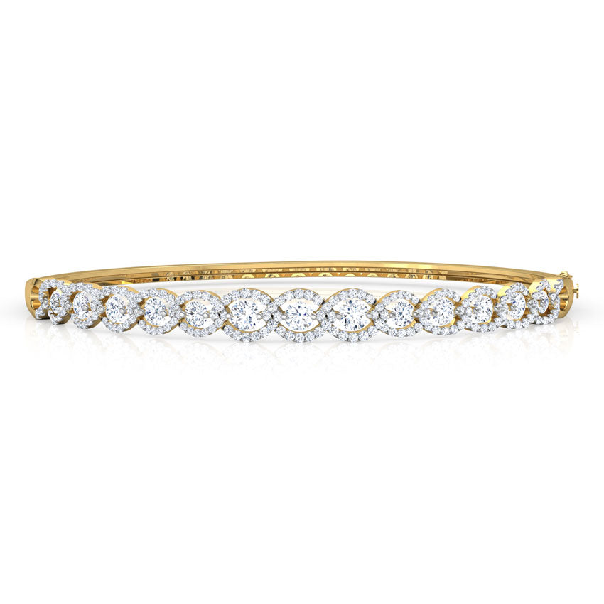 Linear Orb Diamond Bracelet