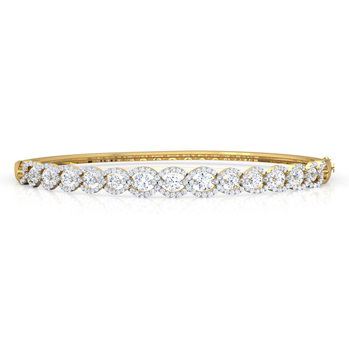 Linear Orb Diamond Bracelet