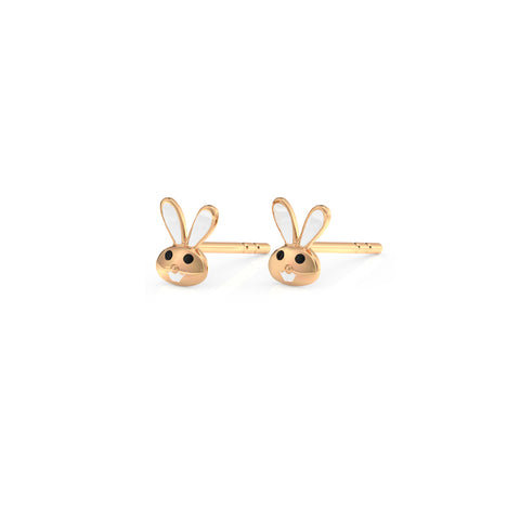 Bunny Kids' Gold Earrings