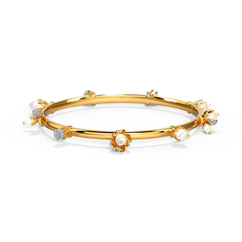Swaying Pearl Bangle