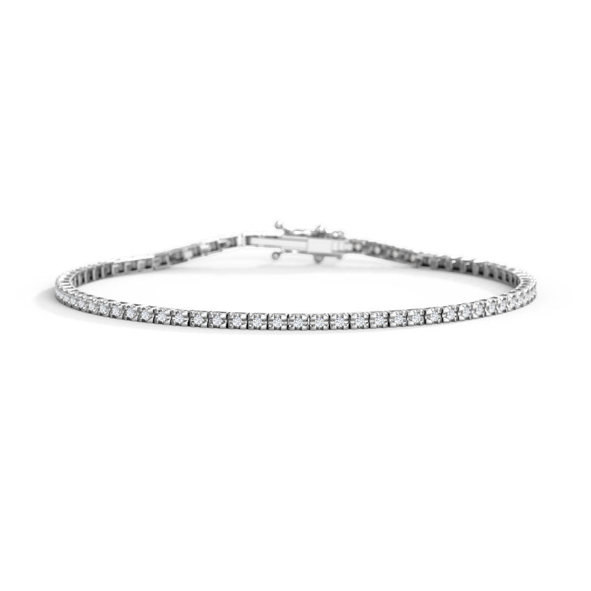 Radiant Tennis Diamond Bracelet