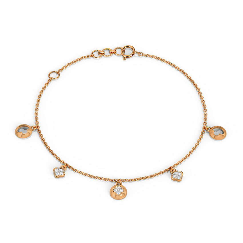 Bloom Charm Diamond Bracelet