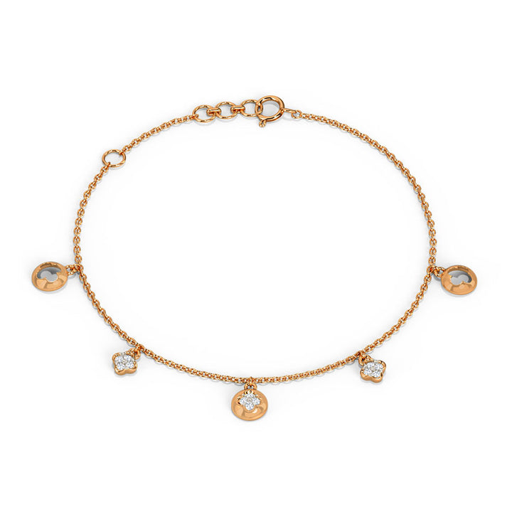 Bloom Charm Diamond Bracelet
