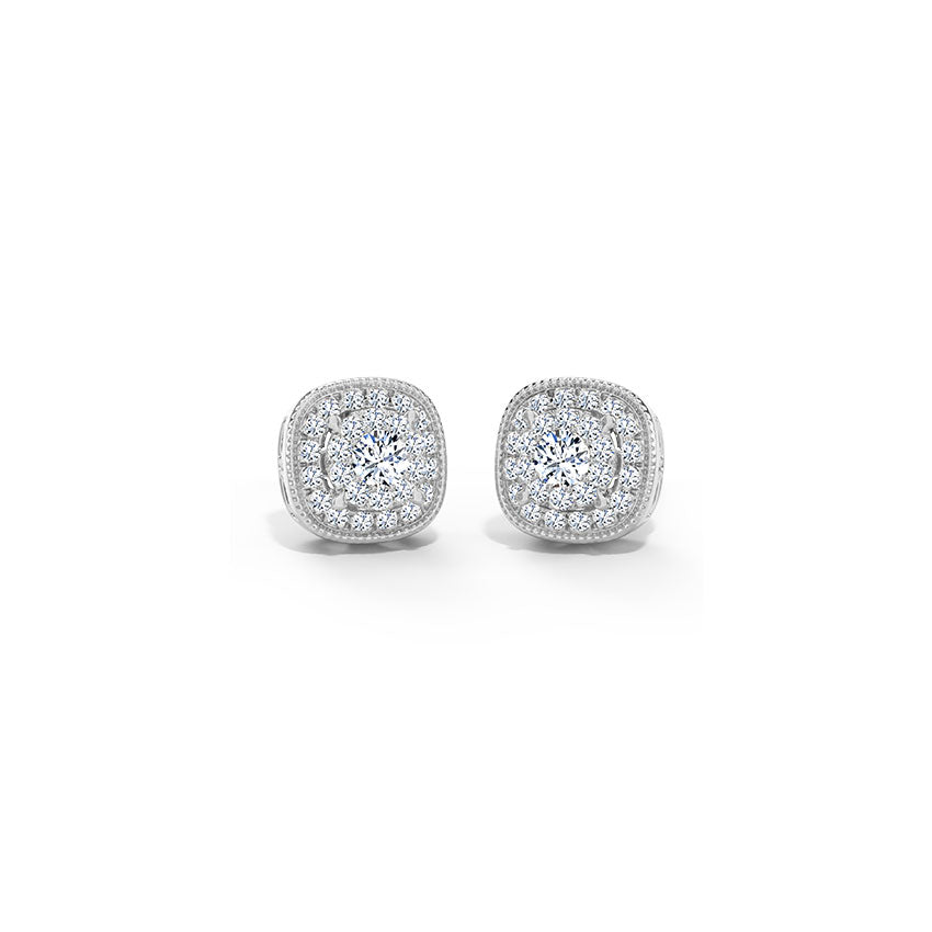 Classic Diamond Stud Earrings